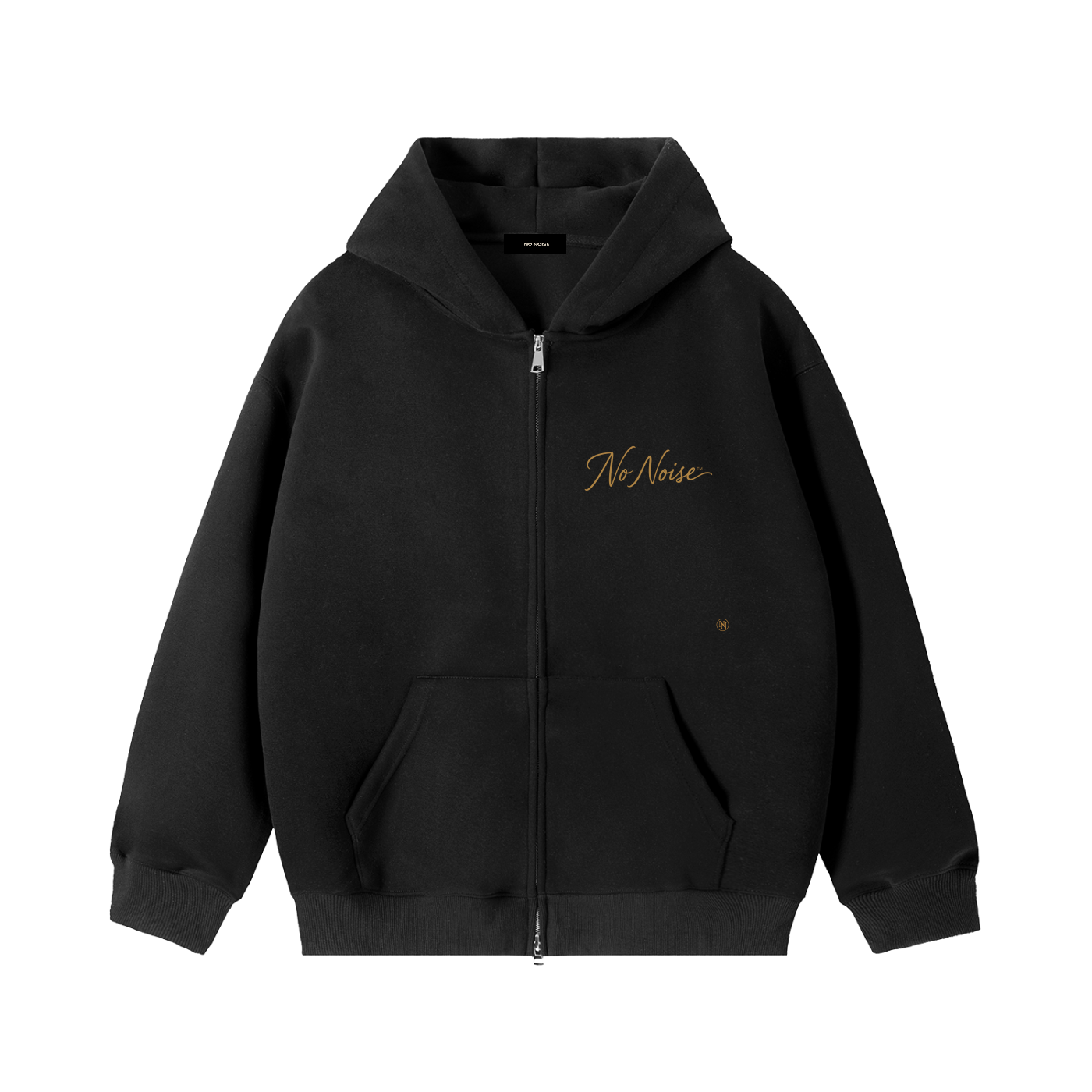 The Signature Zip Hoodie - Noir