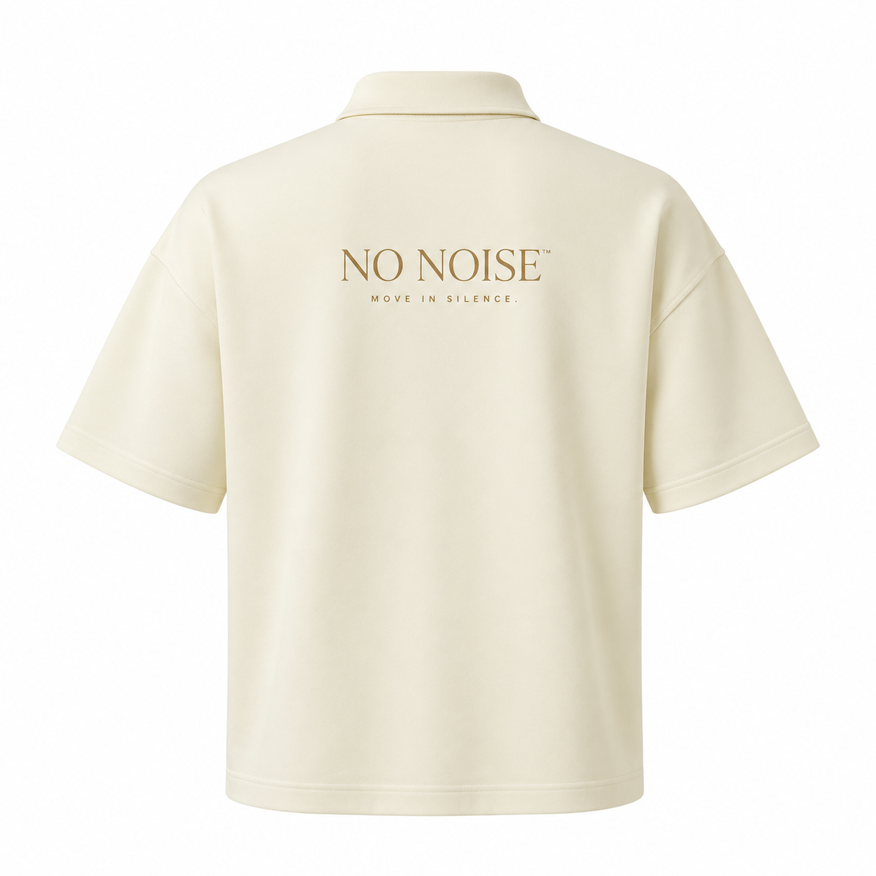 The Signature Drop Shoulder Polo - Ivory — View 2
