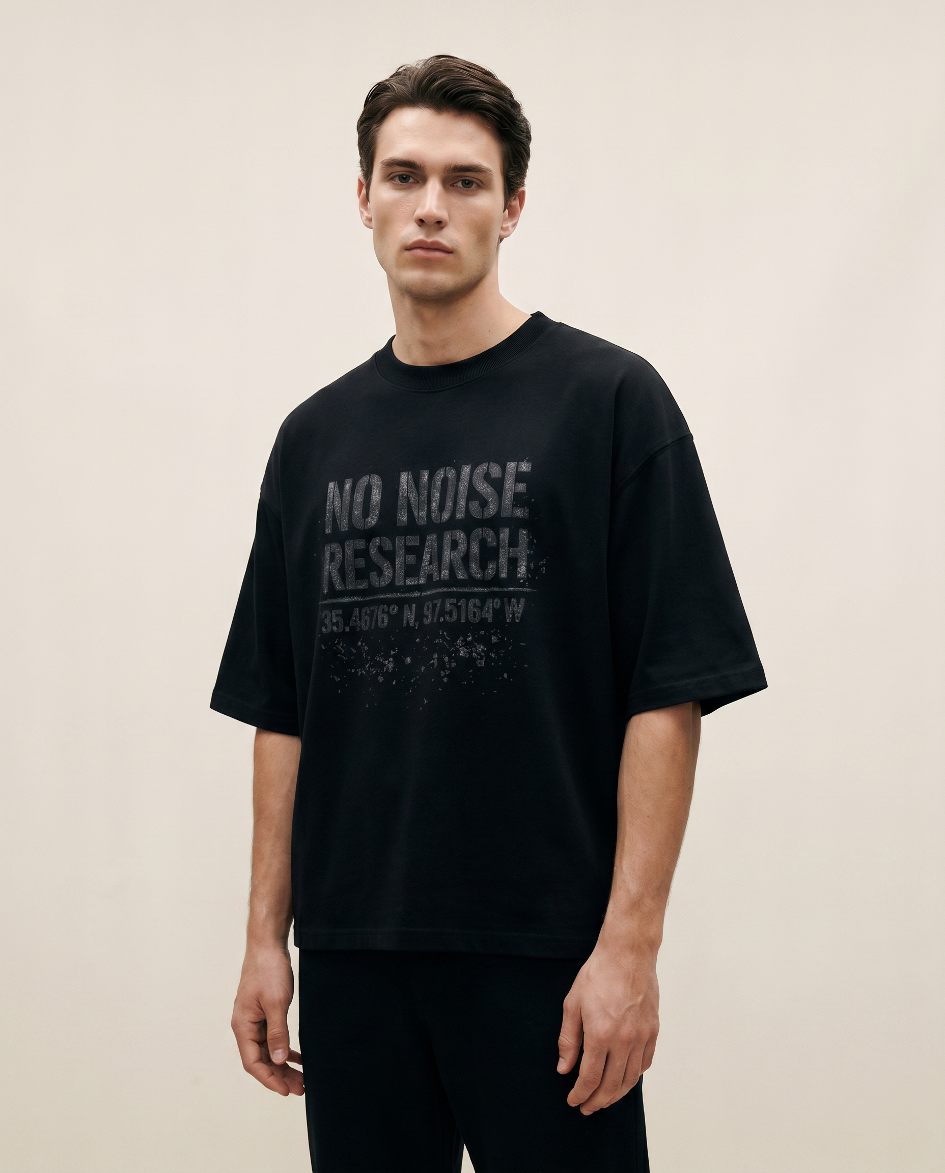 NO NOISE™ RESEARCH HEAVYWEIGHT BOXY TEE — MOVE IN SILENCE