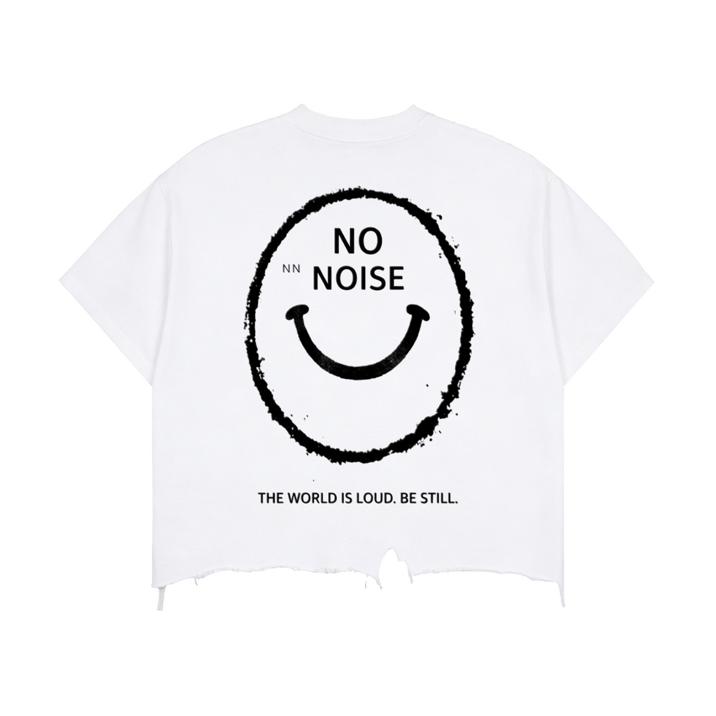 NO NOISE™ BE STILL DISTRESSED TEE