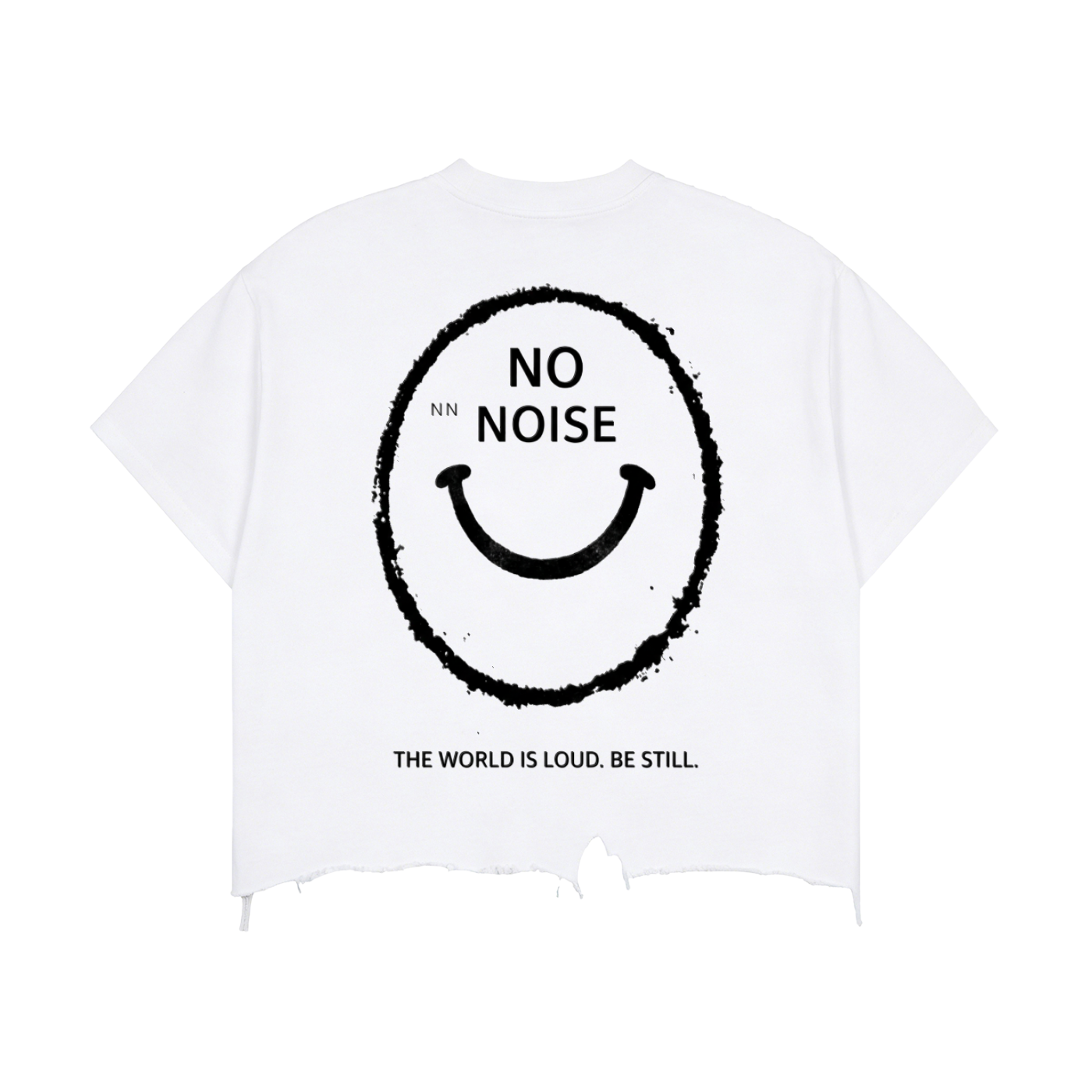 NO NOISE™ BE STILL DISTRESSED TEE