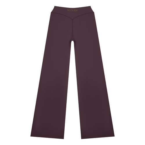 Studio High Rise Flare Pant (Plum) — View 2