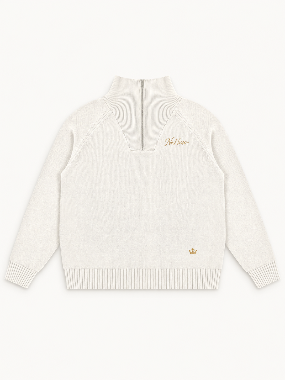 Sans Bruit Quarter-Zip Pullover — Ivory