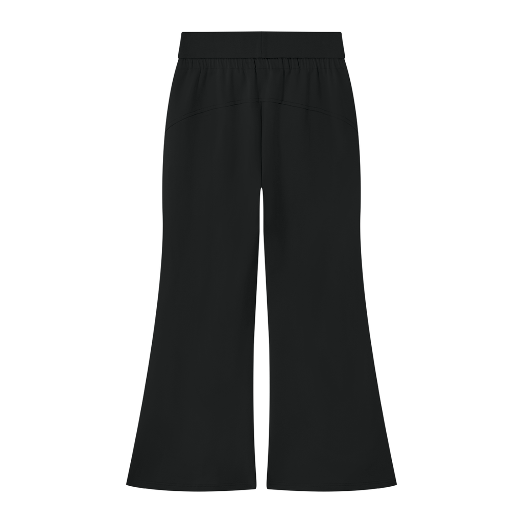 NO NOISE™ Black Original Signal flared sweatpants, back