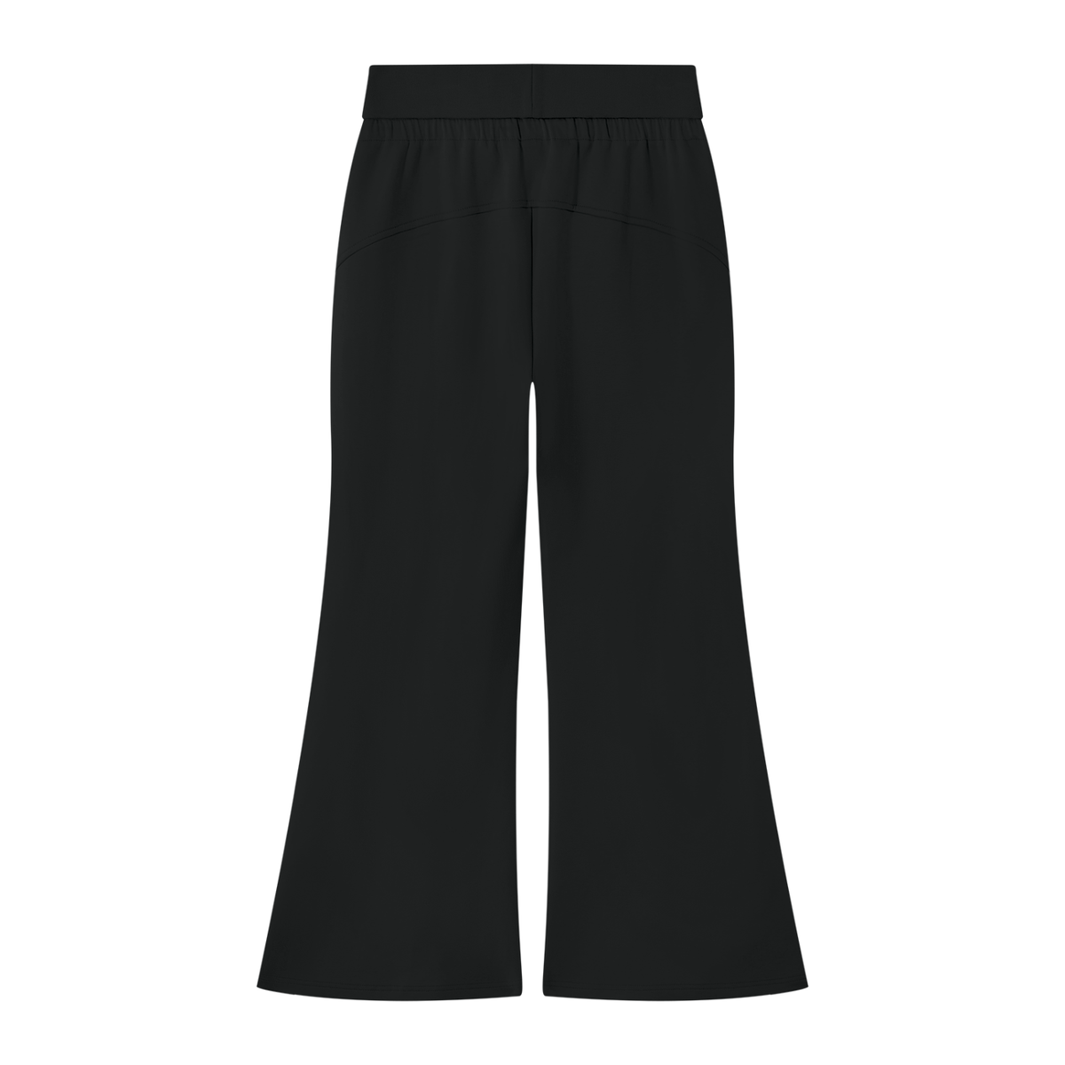 NO NOISE™ Black Original Signal flared sweatpants, back