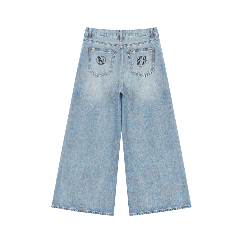 NO NOISE™ HER — SPEAK LESS WIDE LEG JEAN