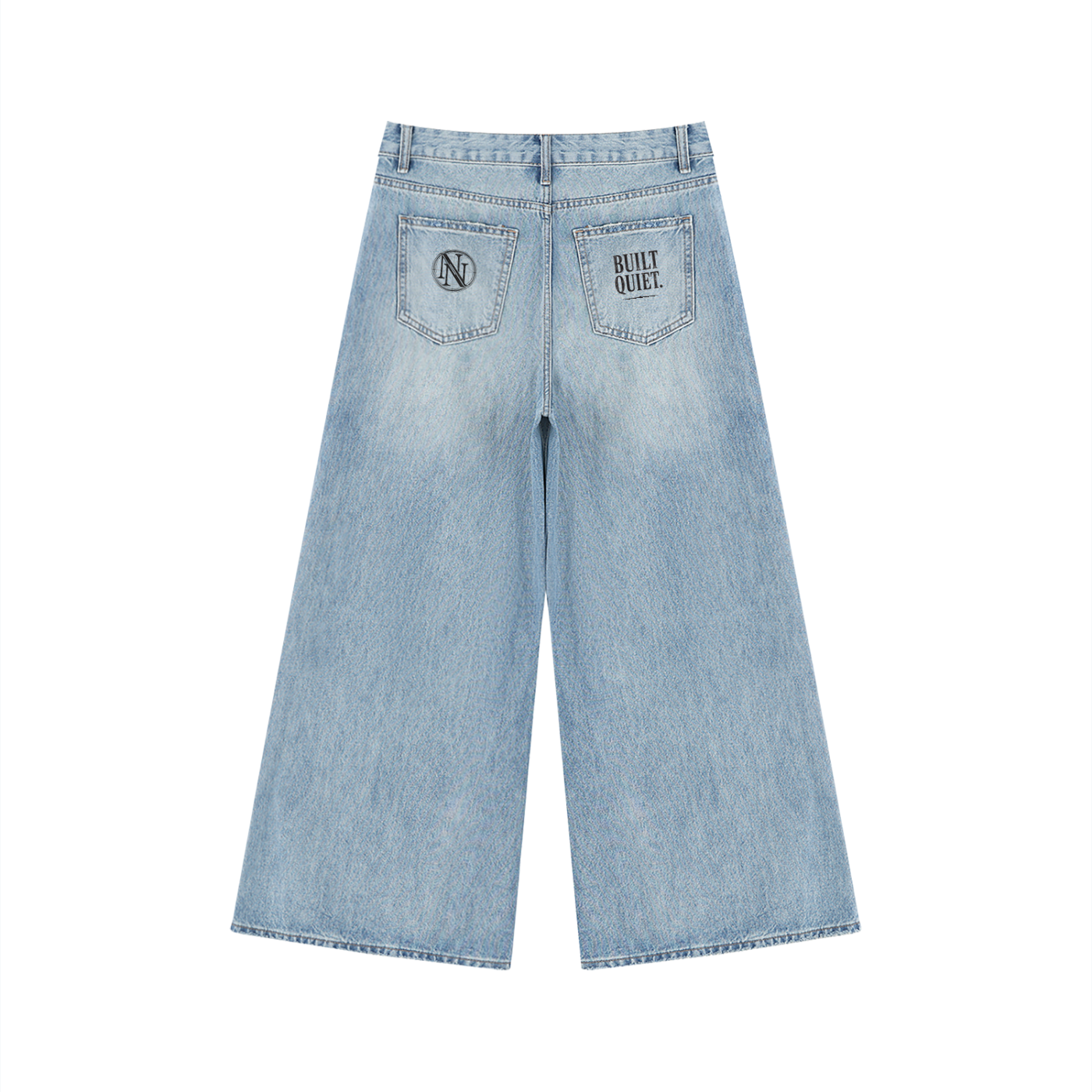NO NOISE™ HER — SPEAK LESS WIDE LEG JEAN