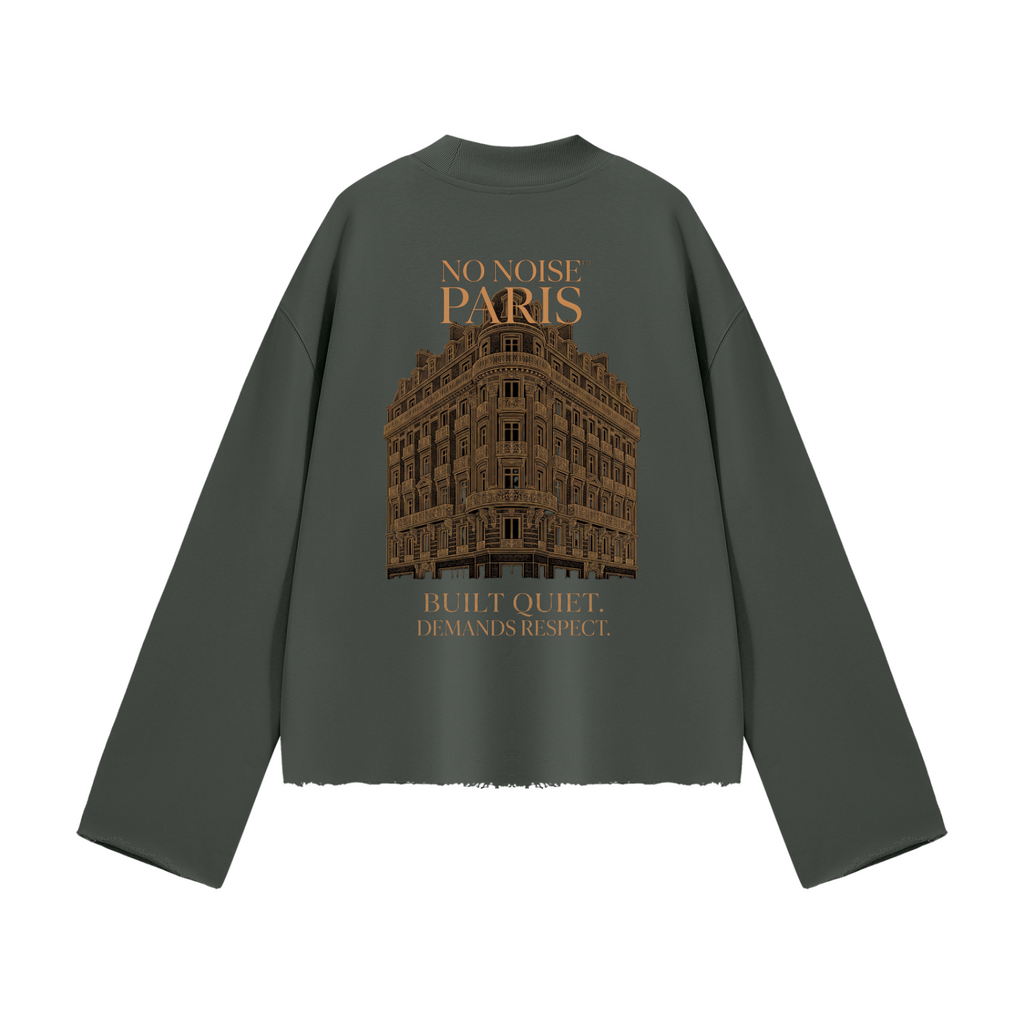 The Signature Crew Mock Neck - Slate — View 2