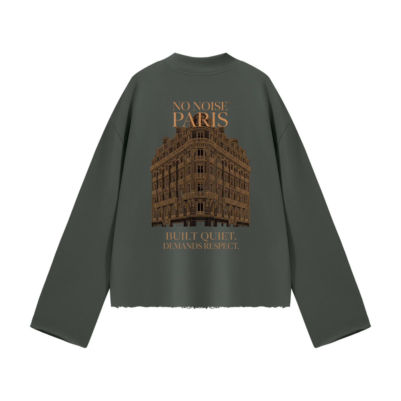 The Signature Crew Mock Neck - Slate — View 2