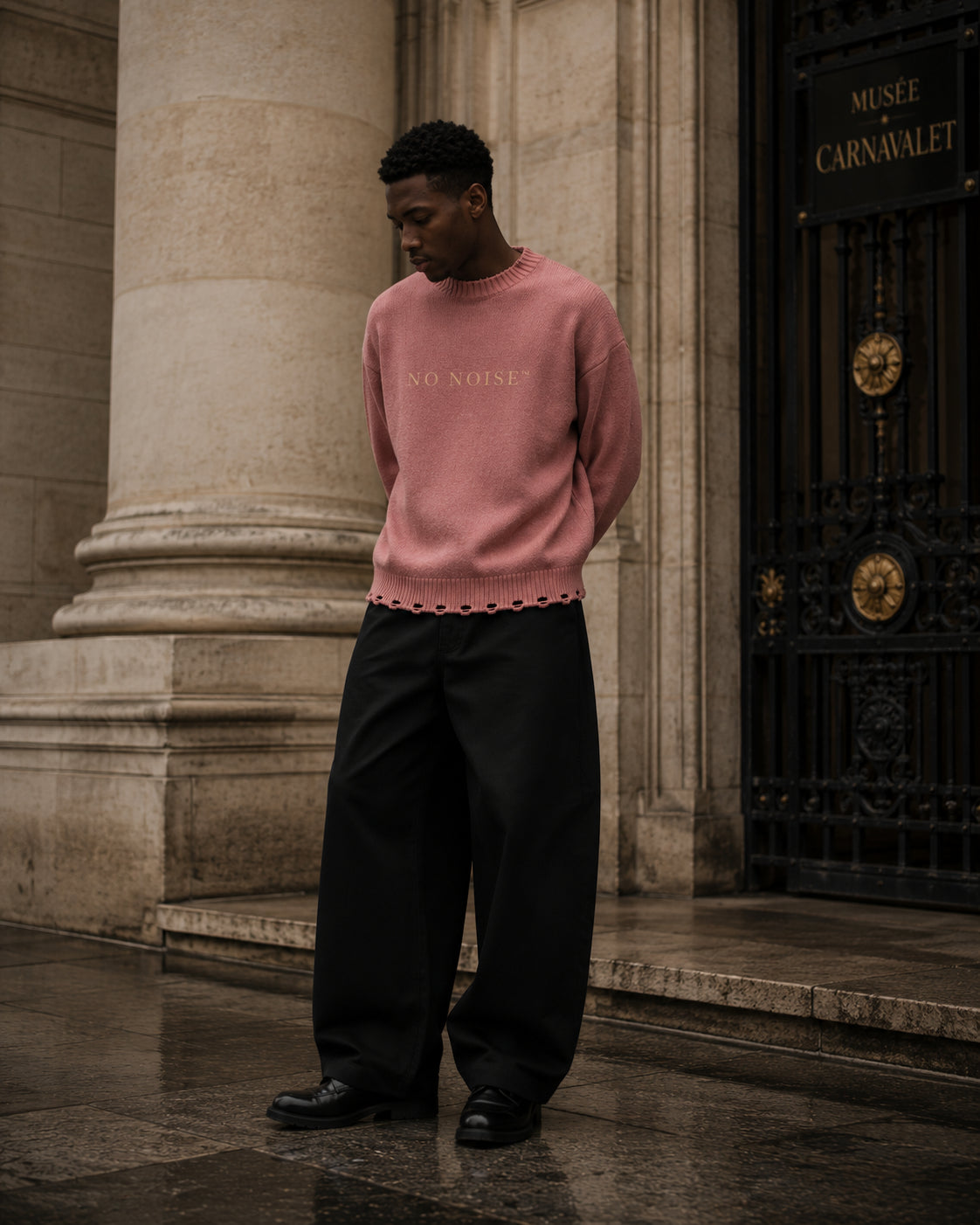 NO NOISE™ THE QUIET SIGNATURE KNIT — DUSTY ROSE (ATELIER EDITION)
