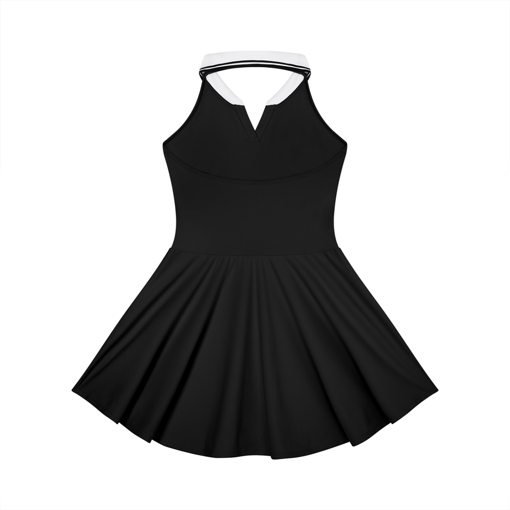 NO NOISE™ SILENT FLOW DRESS BLACK