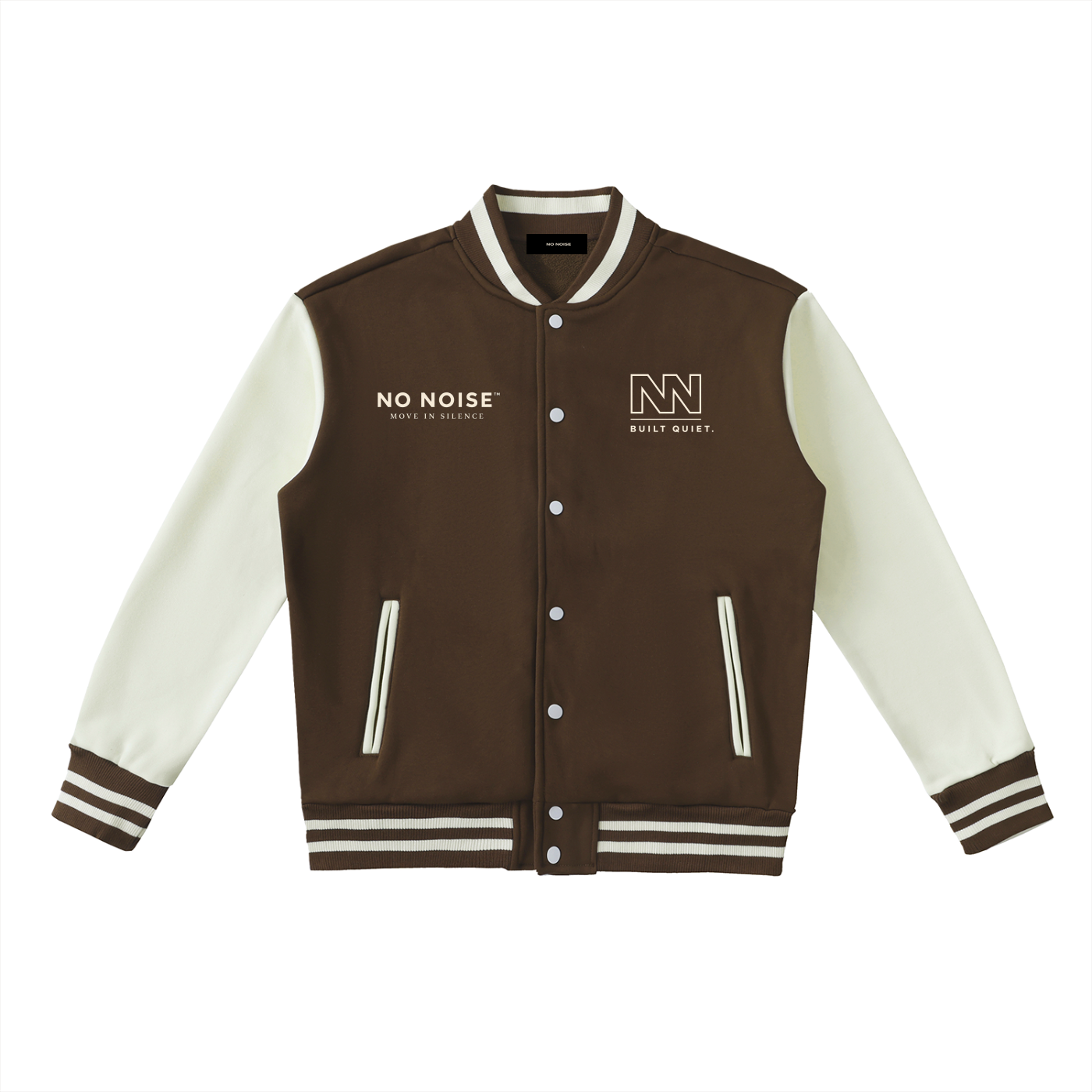 NO NOISE™ CLUB JACKET — BROWN
