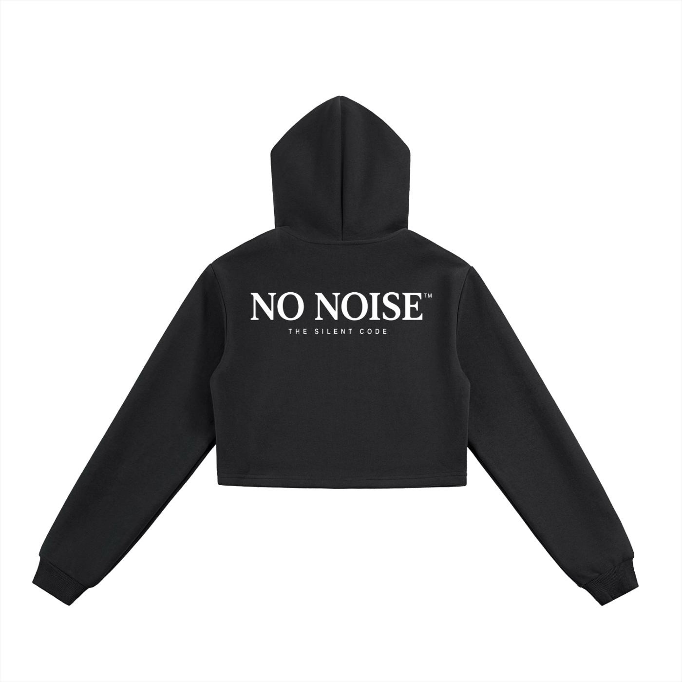 NO NOISE™ SILENT FORM CROPPED ZIP