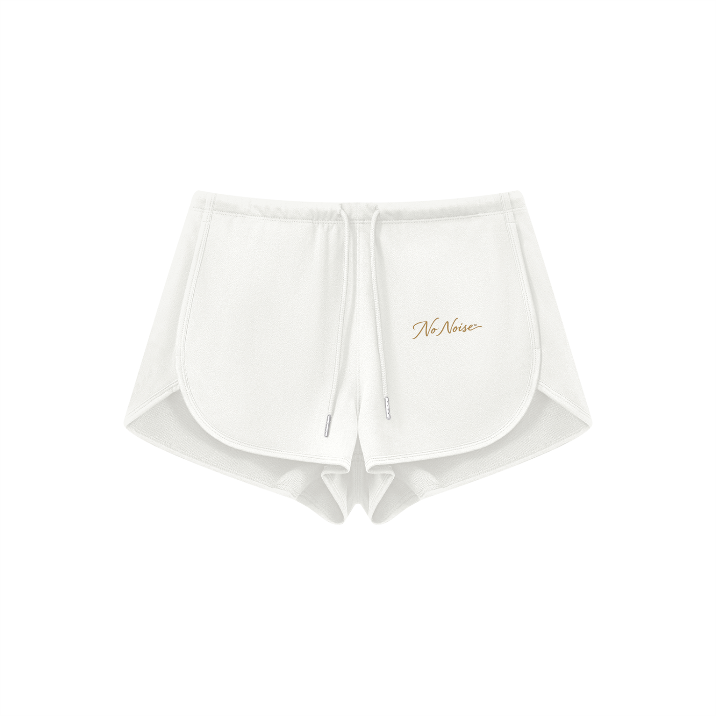 The Signature- HER Drawstring Shorts — WHITE