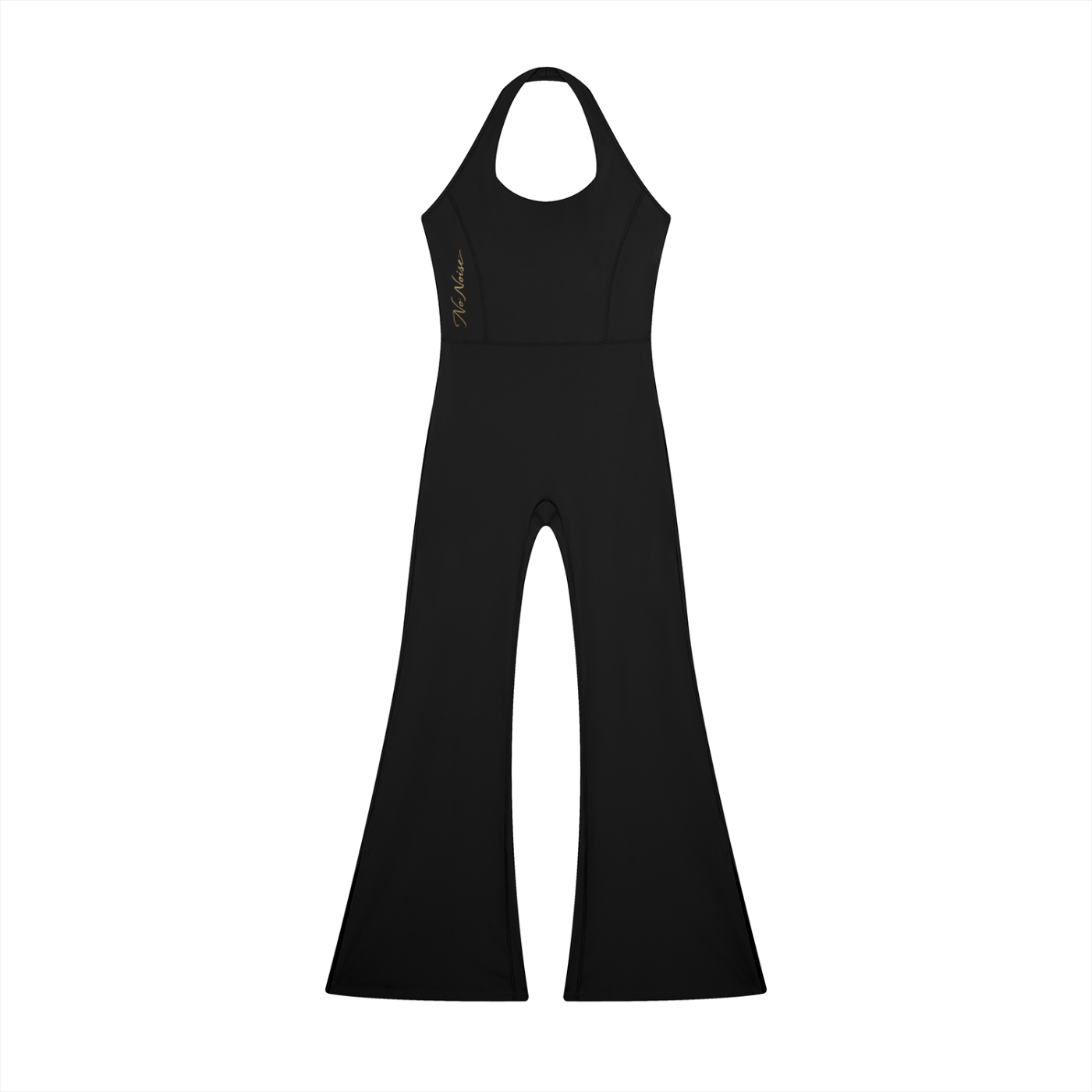 MOTION HALTER JUMPSUIT - OBSIDIAN