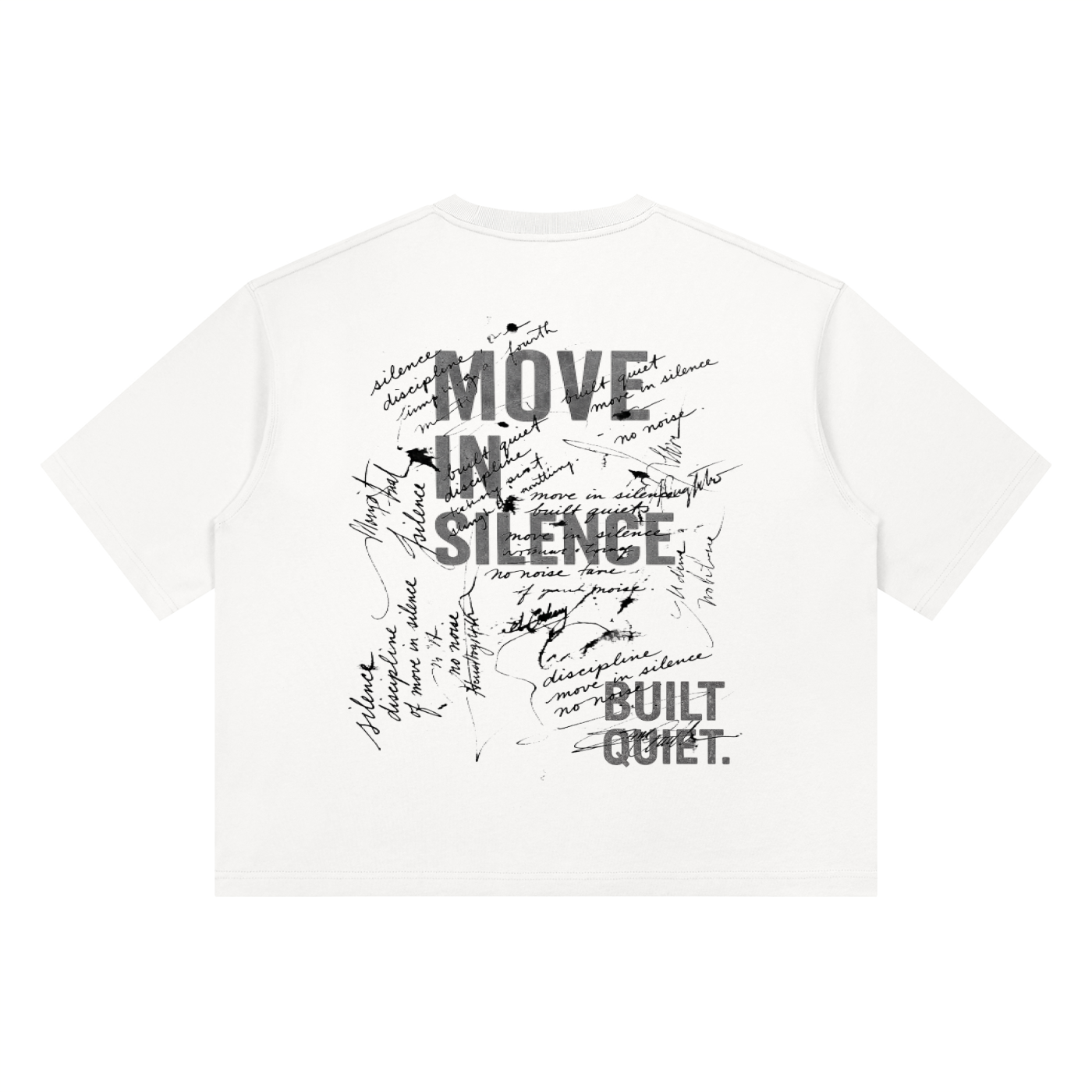 NO NOISE™ RESEARCH HEAVYWEIGHT BOXY TEE — MOVE IN SILENCE