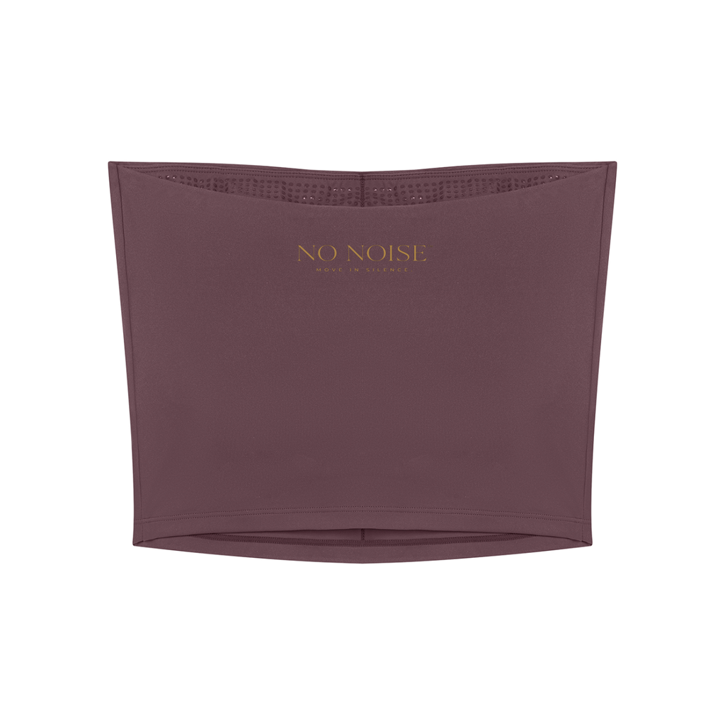 Studio Tube Cropped Top - Plum — View 2