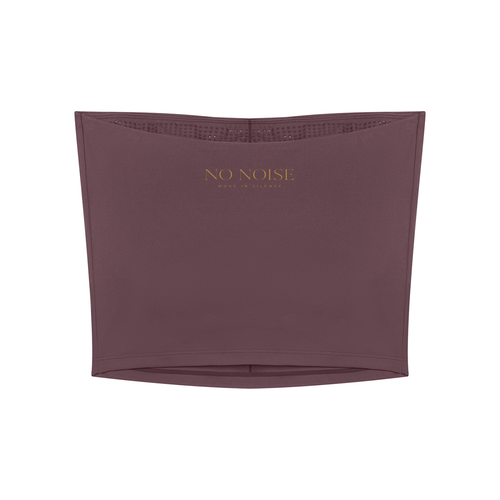 Studio Tube Cropped Top - Plum — View 2