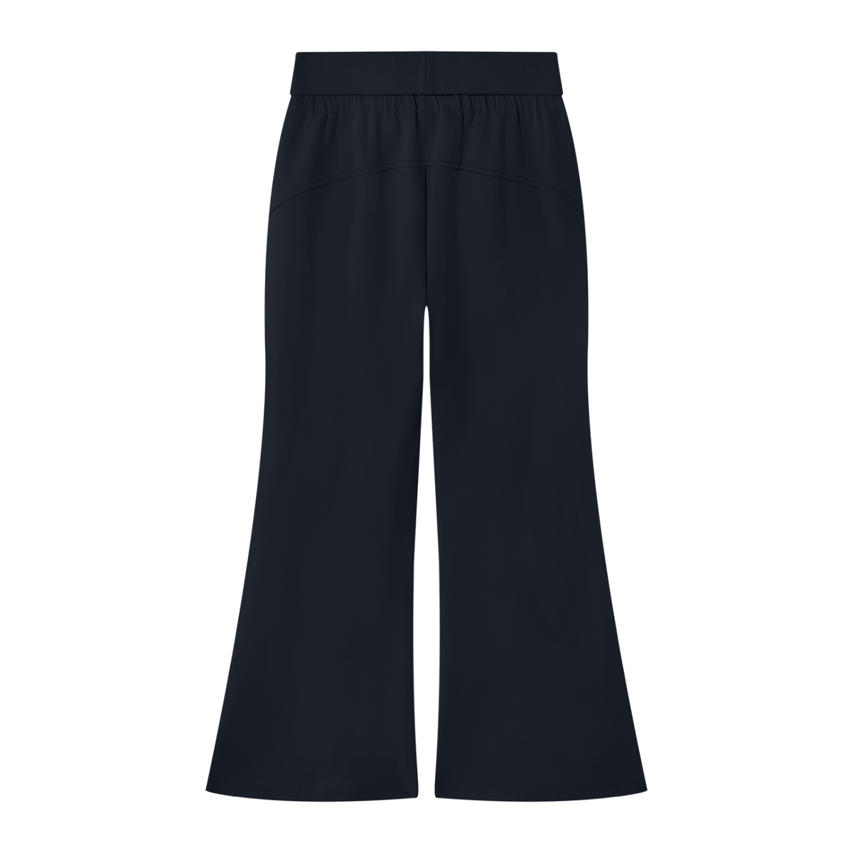 NO NOISE™ Navy blue Original Signal flared sweatpants, back
