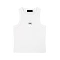 NO NOISE™ SECOND SKIN TANK WHITE — front view