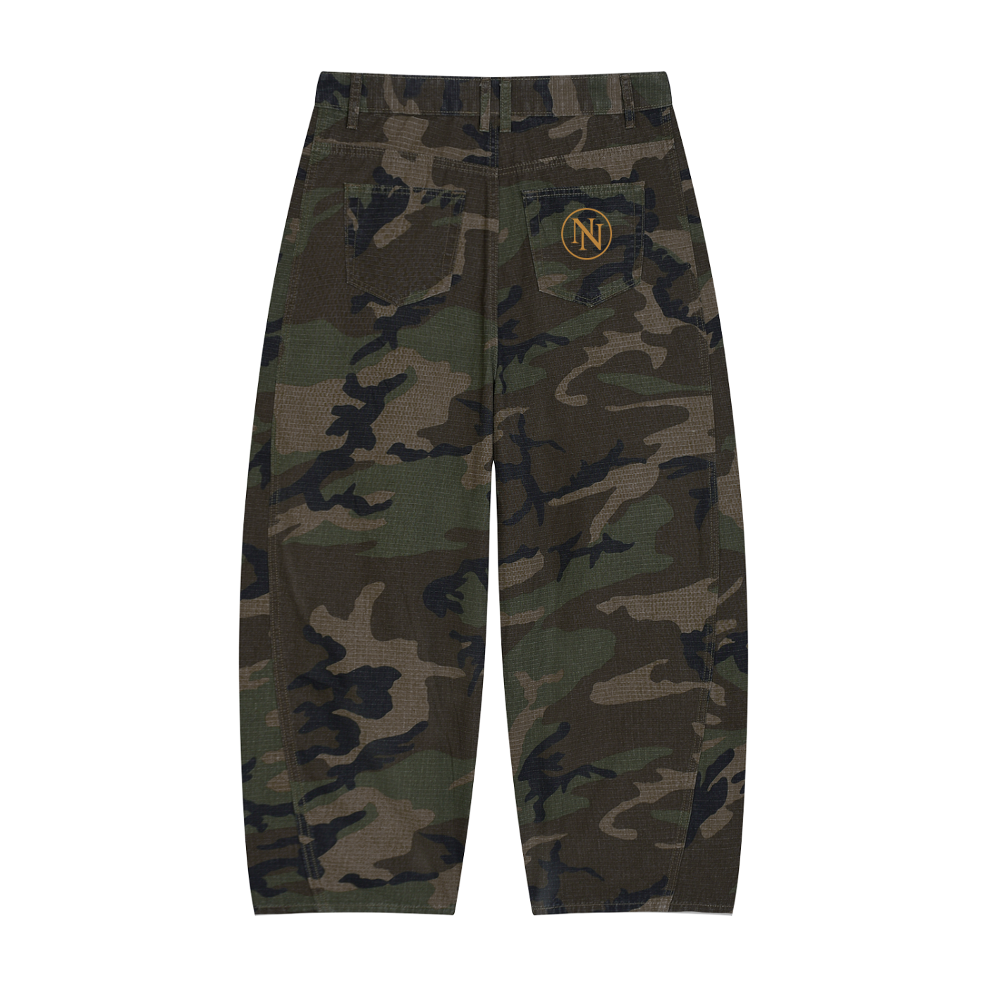 TERRAIN BARREL CARGO PANTS - WOODLAND — View 2