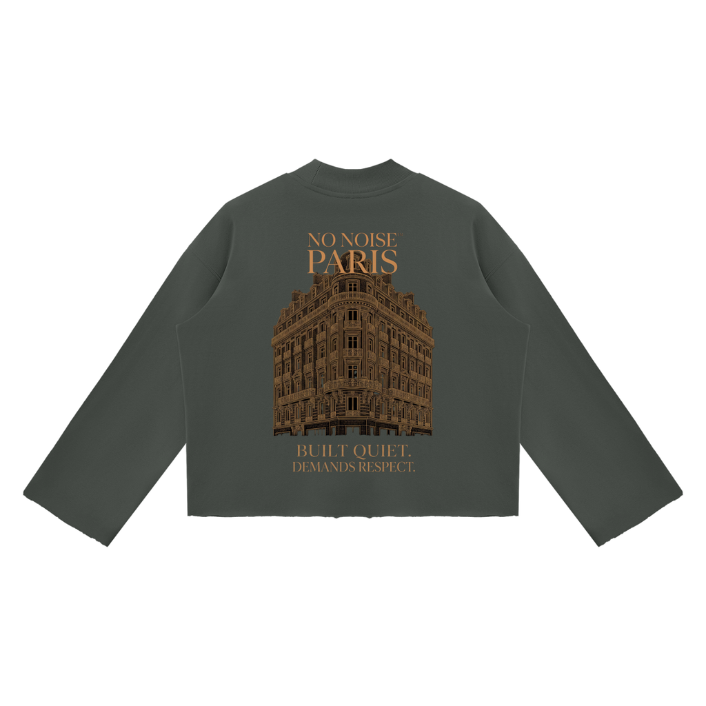 The Signature Crew Mock Neck - Slate — View 4
