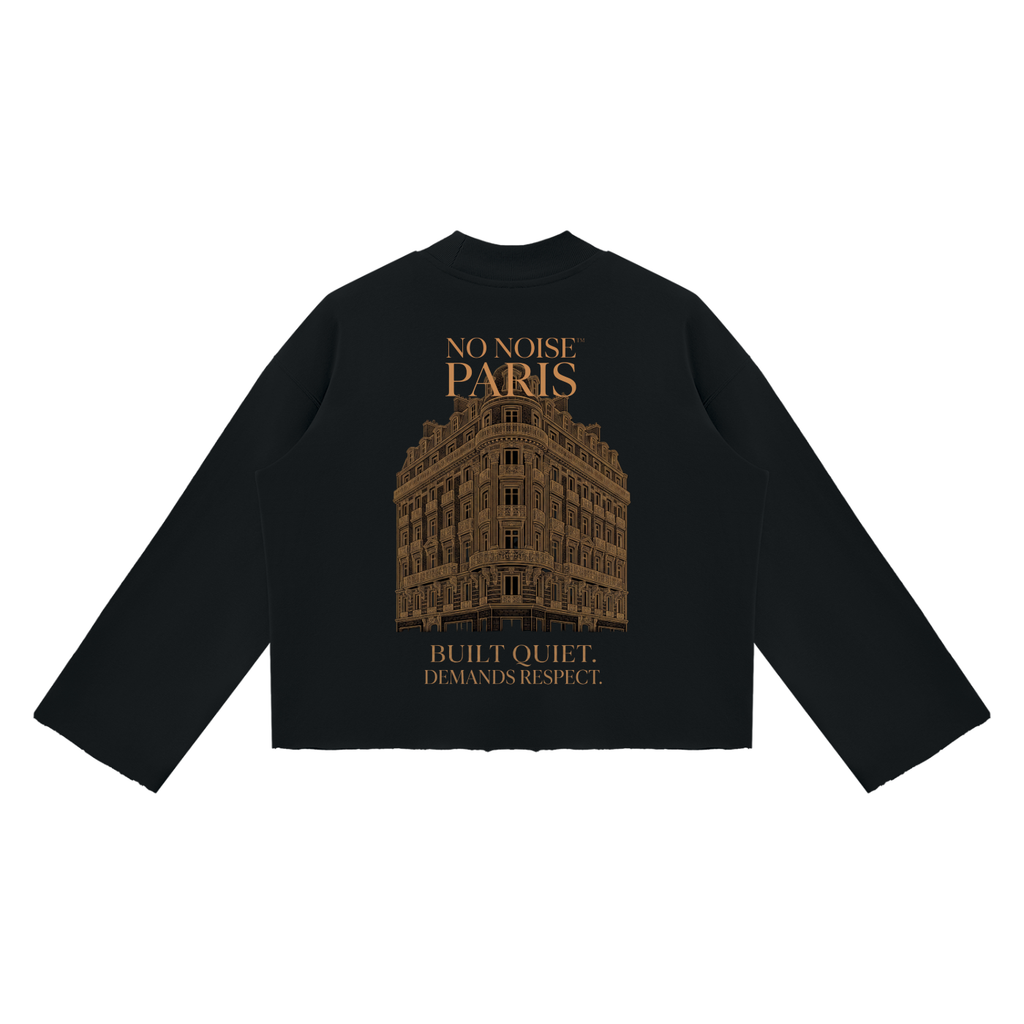 The Signature Crew Mock Neck - Midnight — View 4