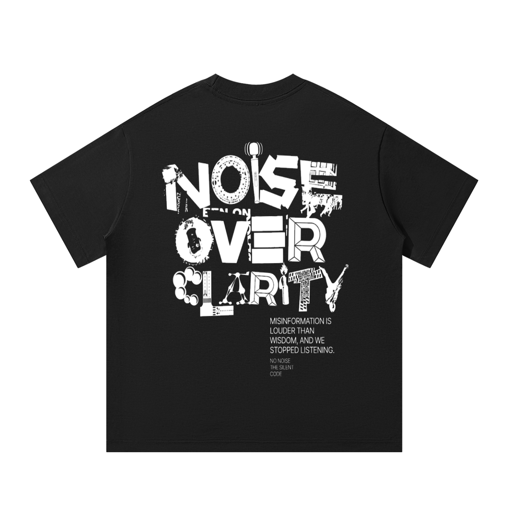 NO NOISE™ NOISE OVER CLARITY BOX TEE