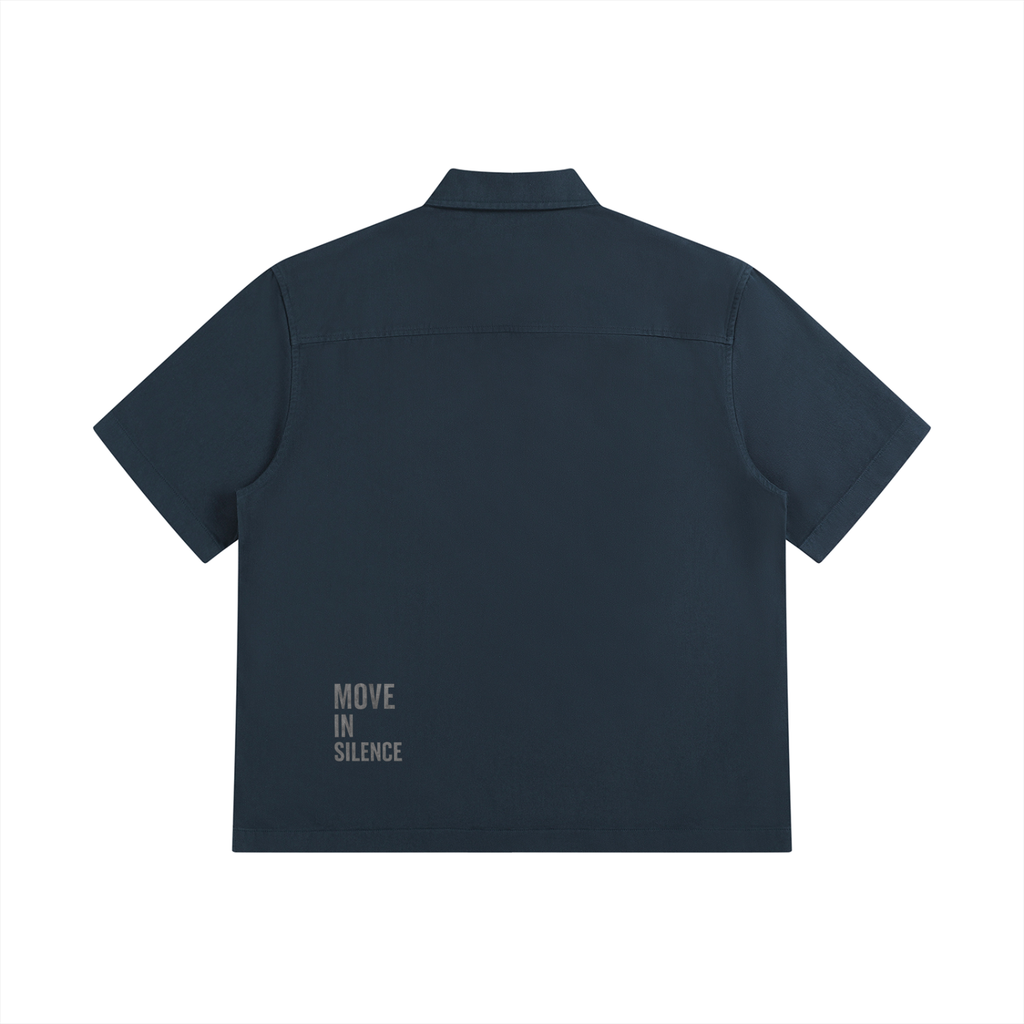 Chemise NO NOISE™ coupe carrée à poches plaquées — Conçue pour le silence.