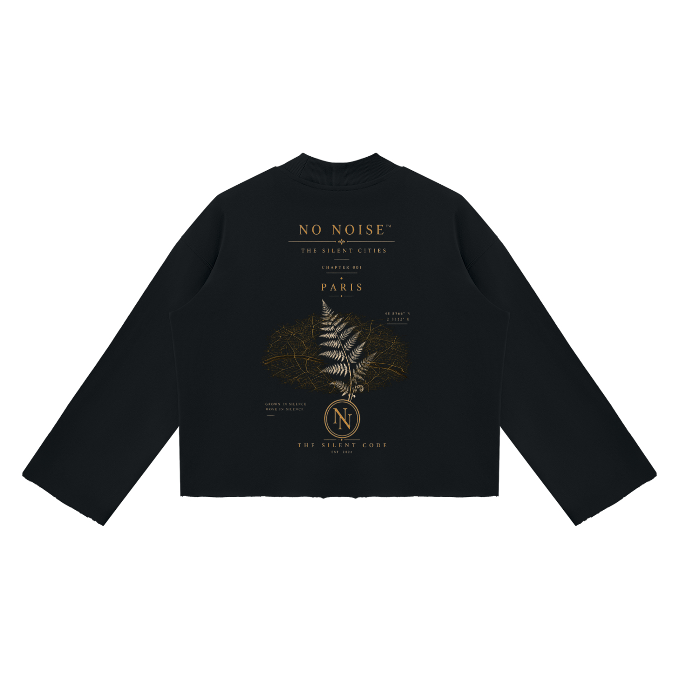 NO NOISE™ THE QUIET SIGNATURE MOCK NECK