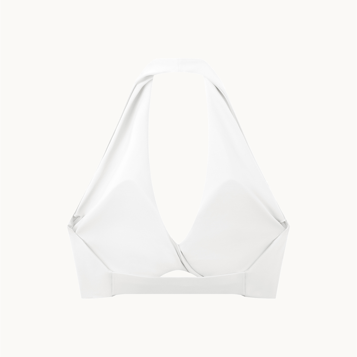 Élan Halter — Porcelain, back product view on warm ivory; original garment preserved.