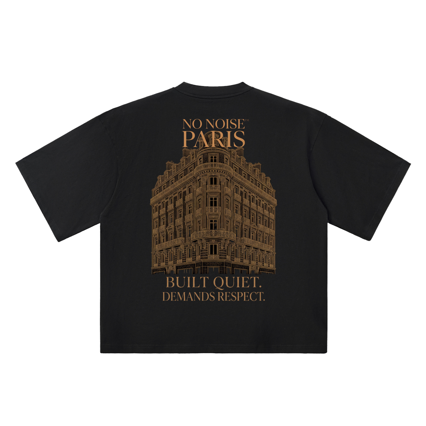 NO NOISE Paris Atelier Tee – Midnight Noir — View 2