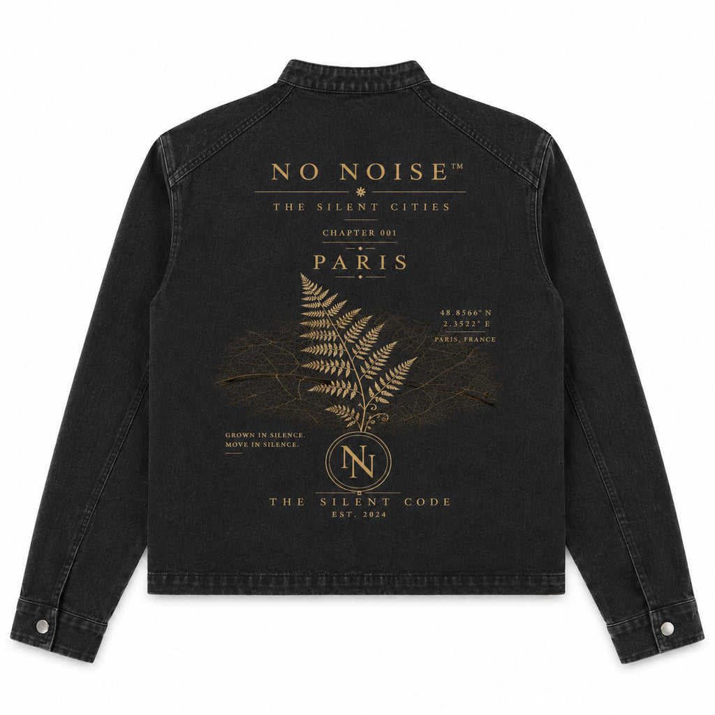 NO NOISE™ 001 SILENT FORM JACKET — WASHED BLACK