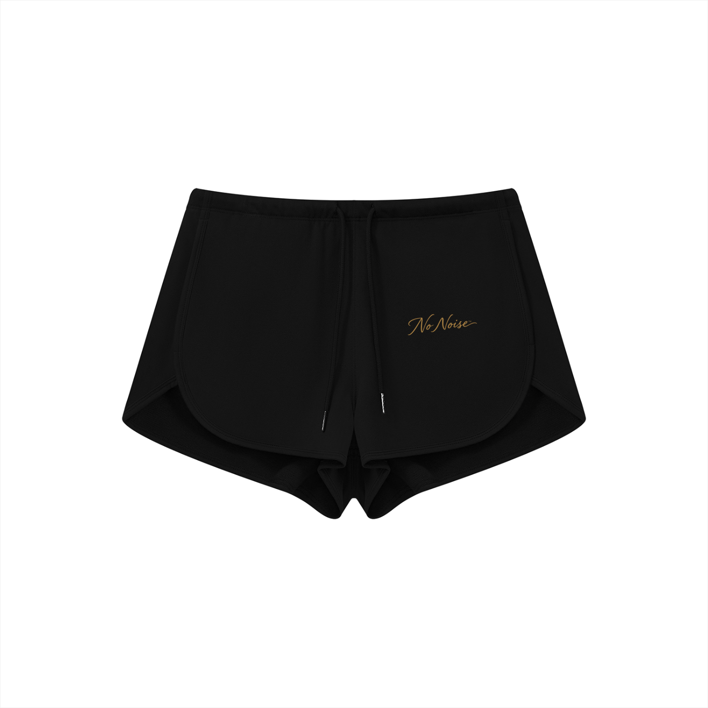 The Signature- HER Drawstring Shorts — BLACK