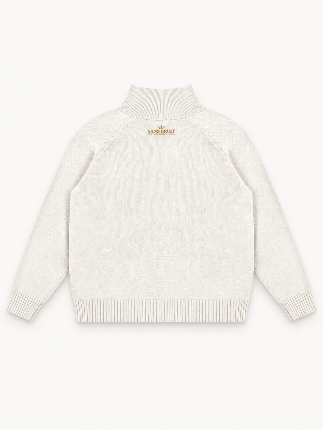 Sans Bruit Quarter-Zip Pullover — Ivory