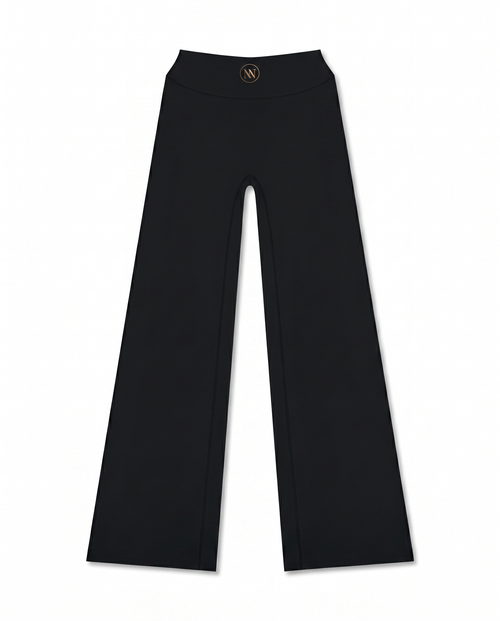 STUDIO HIGH RISE FLARE PANT™ — BLACK — Hero