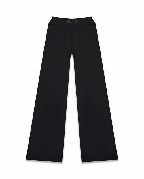 STUDIO HIGH RISE FLARE PANT™ — BLACK — Alternate Front