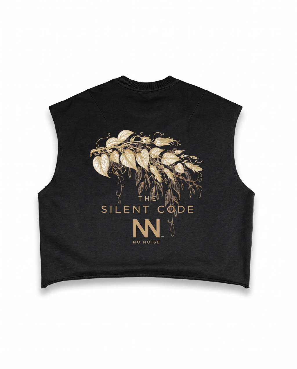 NO NOISE™ 001 BOTANICAL CROP TANK — Alternate Front