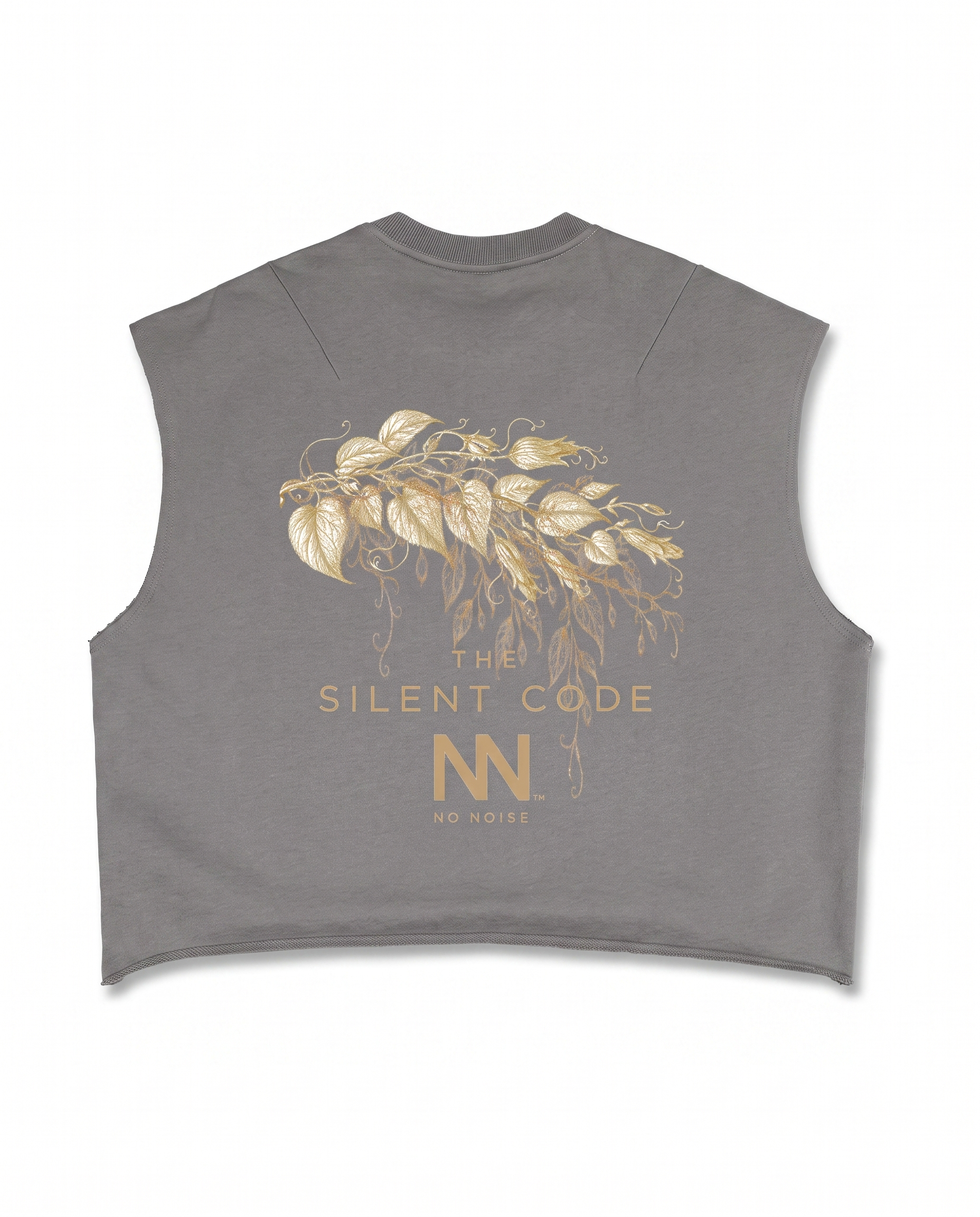 NO NOISE™ 001 BOTANICAL CROP TANK — Detail