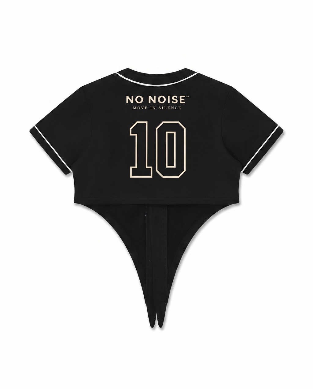 NO NOISE™ HER — NO. 10 JERSEY BODYSUIT — Alternate Front