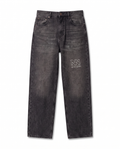 NO NOISE™ BUILT QUIET JEAN — BLACK WASH — Hero