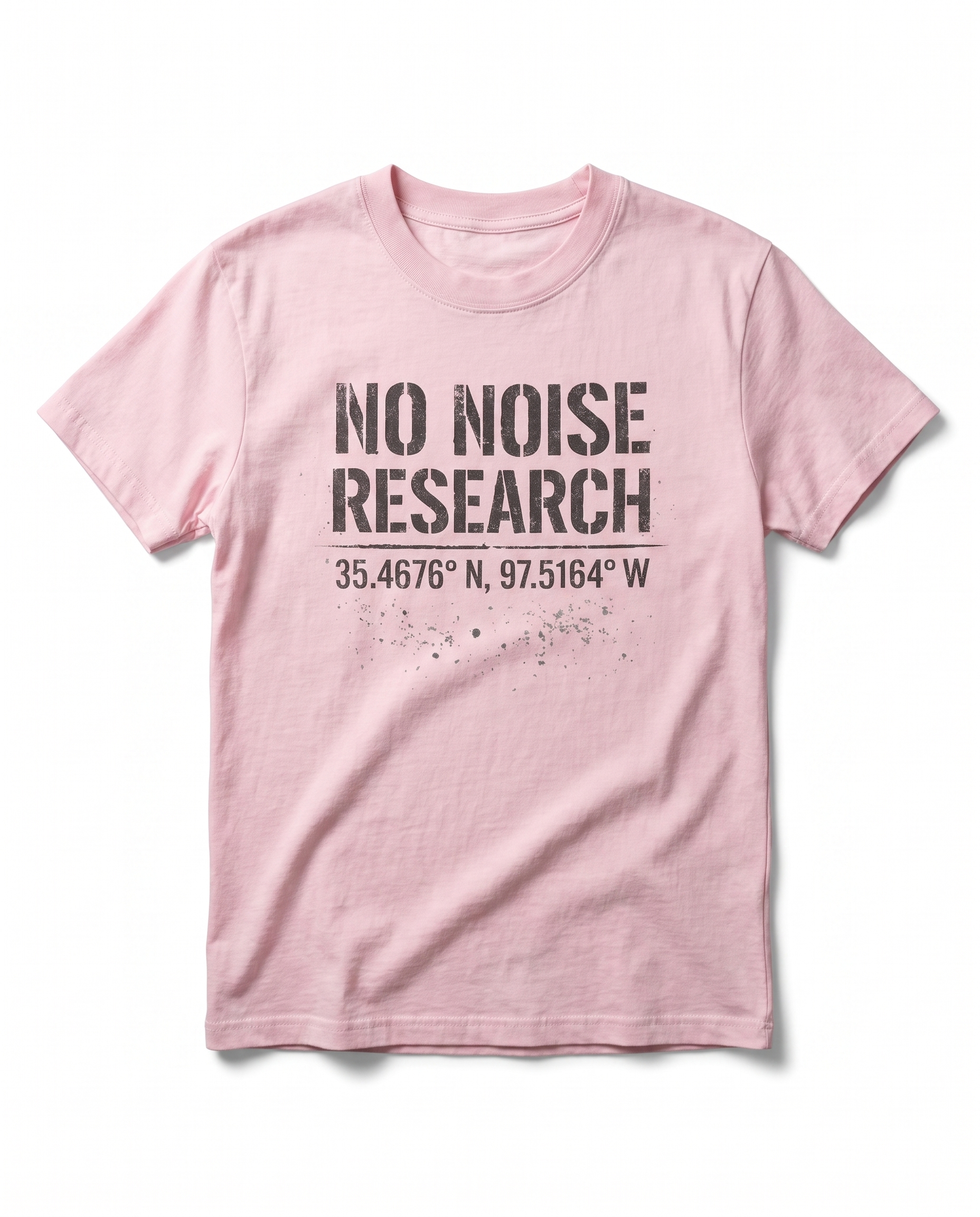NO NOISE™ HER — RESEARCH MINERAL WASH CROP TEE — Hero