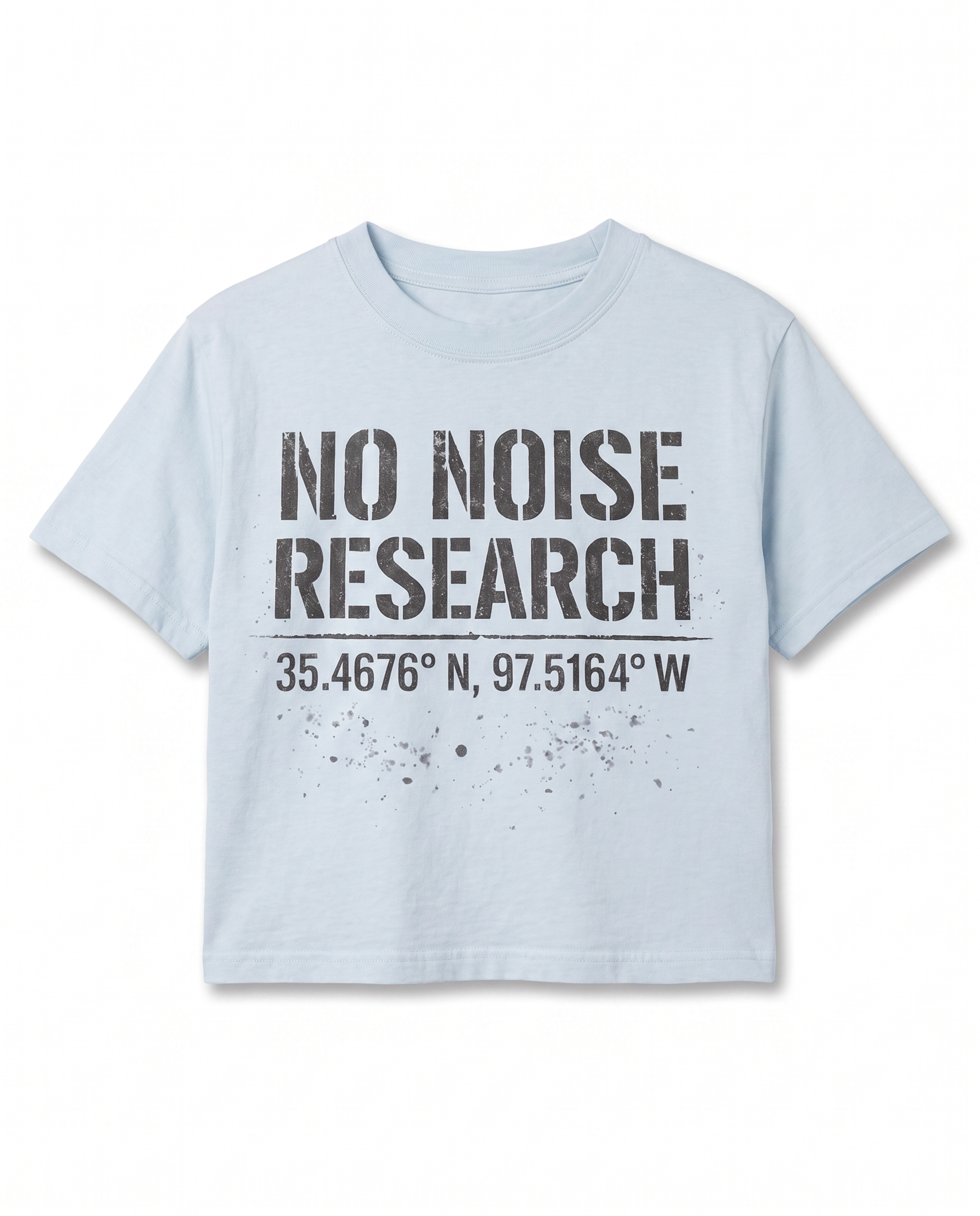 NO NOISE™ HER — RESEARCH MINERAL WASH CROP TEE — Detail 2
