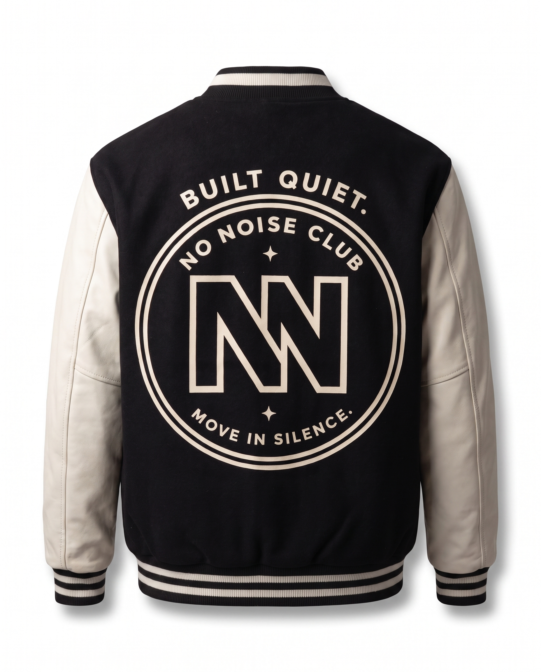 NO NOISE™ CLUB JACKET — BLACK — Back