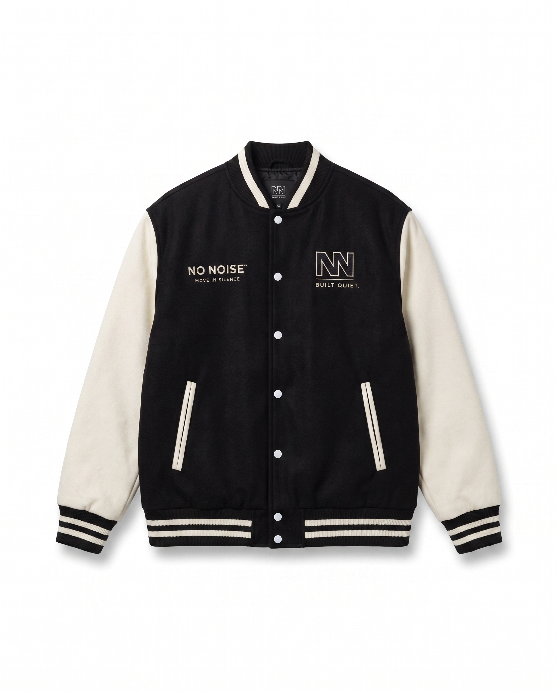 NO NOISE™ CLUB JACKET — BLACK — Detail