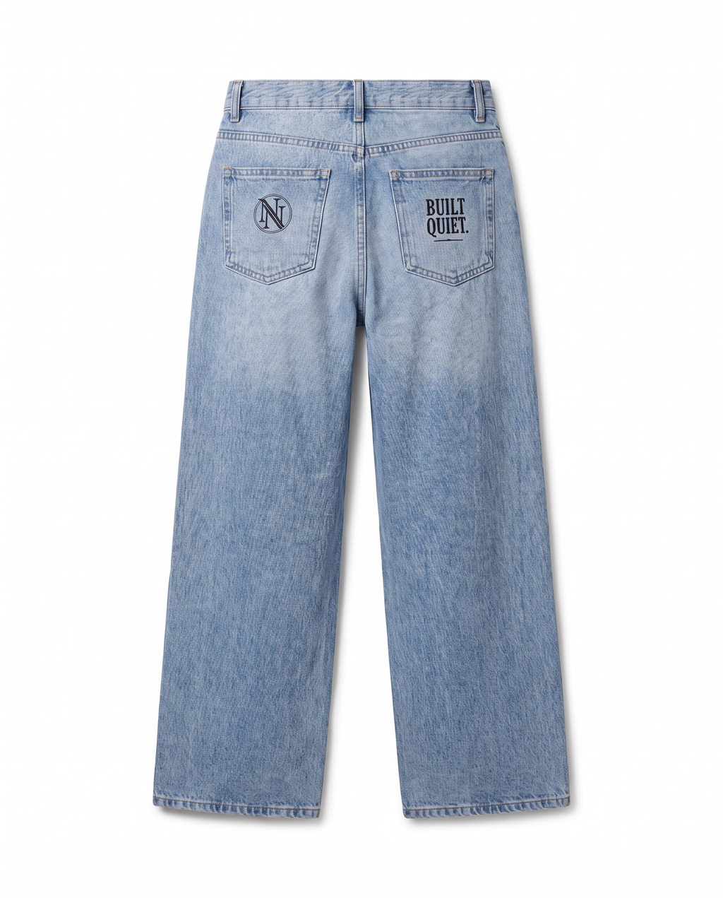 NO NOISE™ HER — SPEAK LESS WIDE LEG JEAN — Detail 2