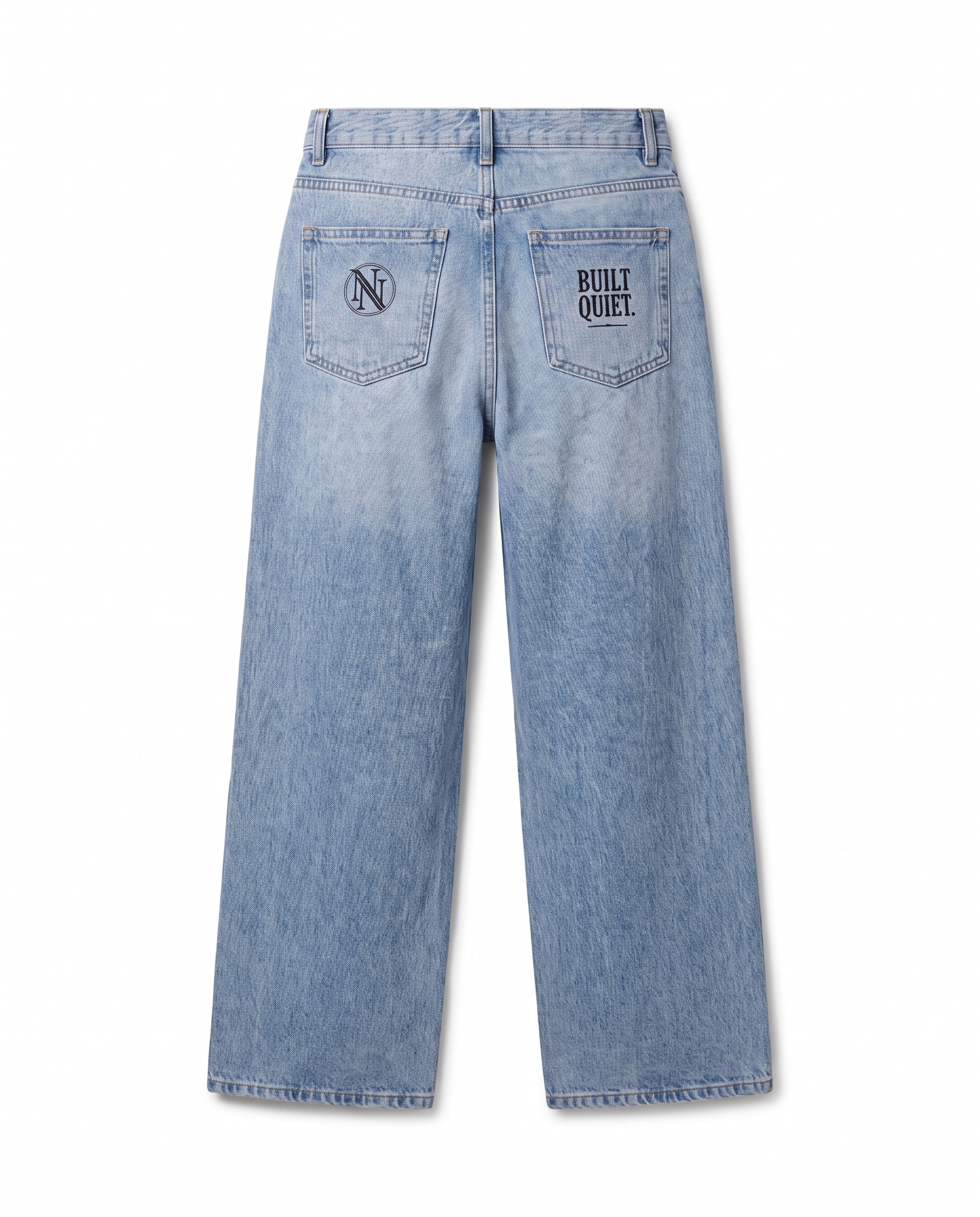 NO NOISE™ HER — SPEAK LESS WIDE LEG JEAN — Detail 2