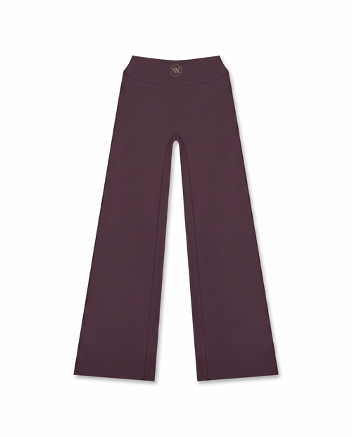 STUDIO HIGH RISE FLARE PANT™ — PLUM — Hero