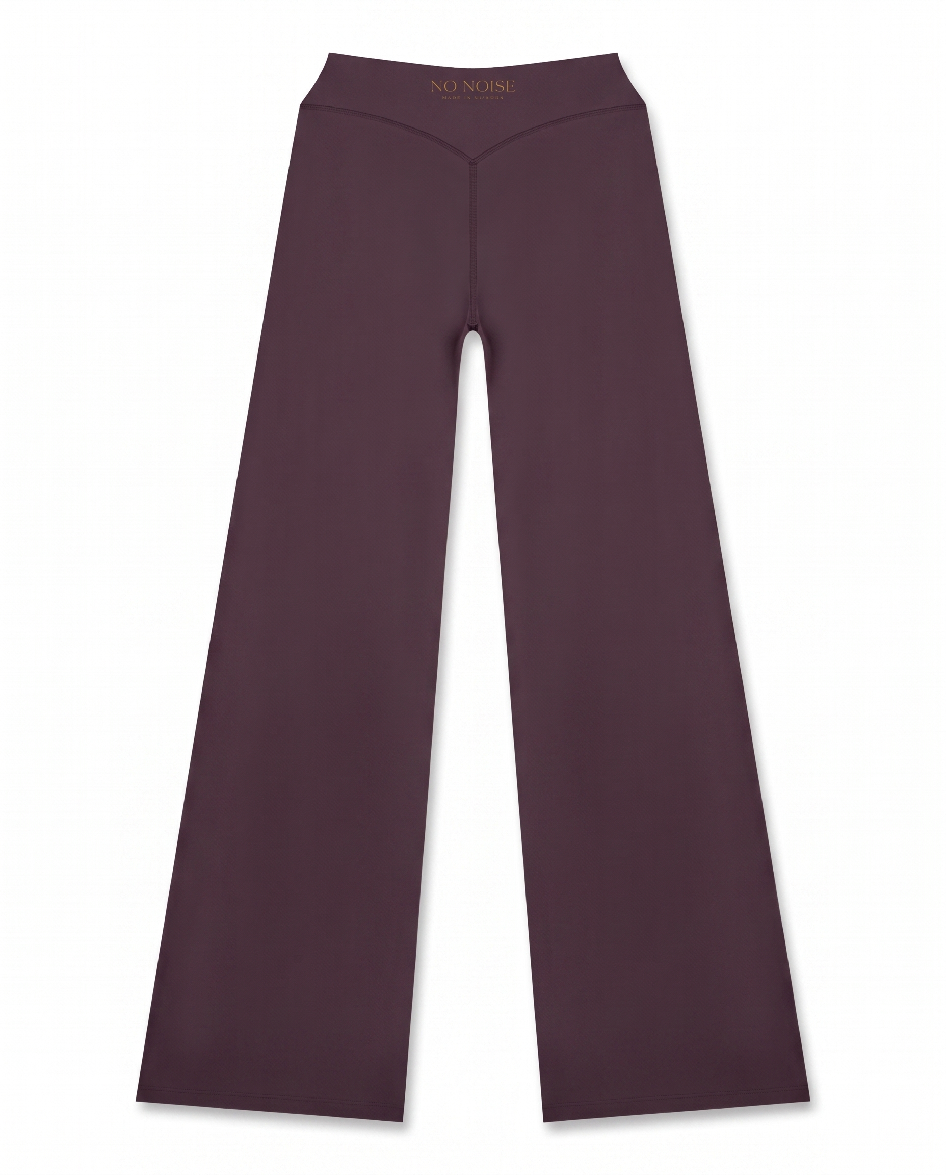 STUDIO HIGH RISE FLARE PANT™ — PLUM — Alternate Front