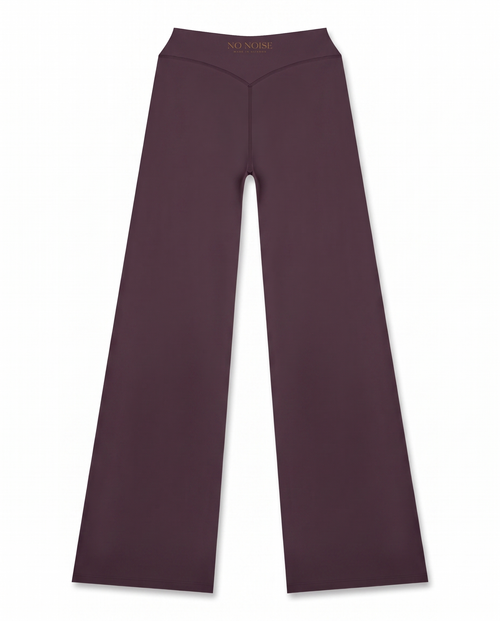 STUDIO HIGH RISE FLARE PANT™ — PLUM — Alternate Front